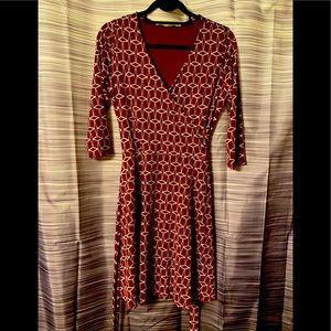Hawthorn faux wrap dress